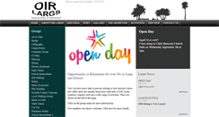 Desktop Screenshot of oirlargs.org.uk